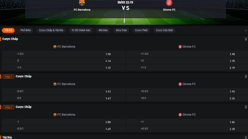 Barca vs Girona