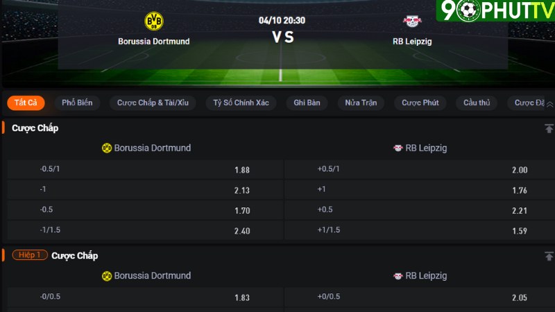 Dortmund vs Leipzig